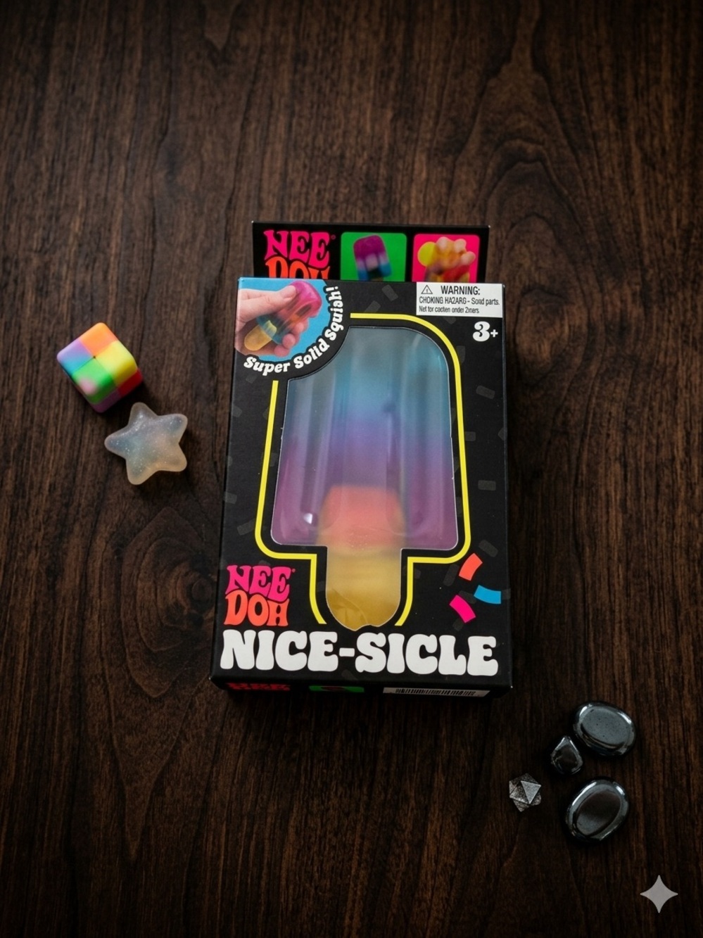 Schylling NeeDoh Nice-Sicle Popsicle Squishy Sensory Fidget Toy - New In Box